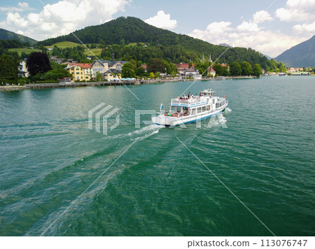 Wonderful views to lake Como from famous seaside village of Moltrasio Wonderful views to lake Como from famous seaside village of Moltrasio 113076747