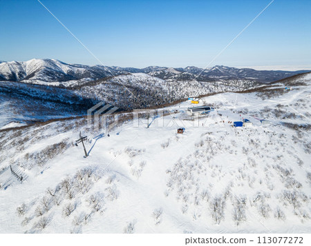 Yuzhno-Sakhalinsk, Match 03.2024 Ski resort Mountain Air Resort, Yuzhno-Sakhalinsk, Russia. Yuzhno-Sakhalinsk, Match 03.2024 Ski resort Mountain Air Resort, Yuzhno-Sakhalinsk, Russia. 113077272
