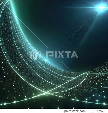 A digital illustration of a mesmerizing quantum environment - with copy space. A digital illustration of a mesmerizing quantum environment - with copy space. 113077573