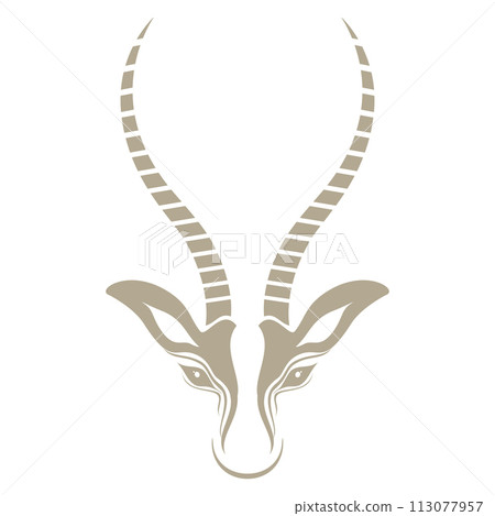 antelope logo vector illustrations design icon logo antelope logo vector illustrations design icon logo 113077957