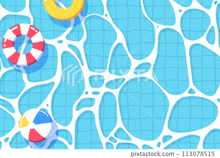 Background illustration_pool Background illustration_pool 113078515