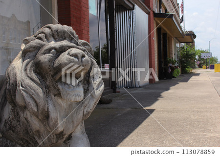 Lion Statue Located in Historic Downtown Granger Texas Lion Statue Located in Historic Downtown Granger Texas 113078859