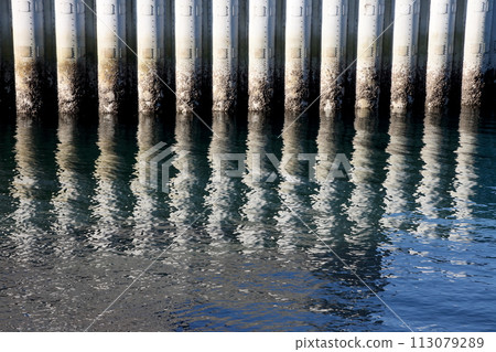 Foundation of the bridge girder of Kurushima Kaikyo Bridge 113079289