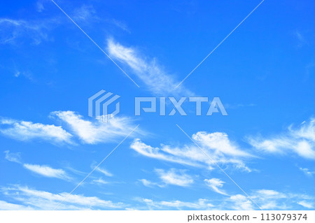 Blue sky and cloud image 113079374