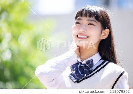 高中女生肖像 高中女生肖像 113079802