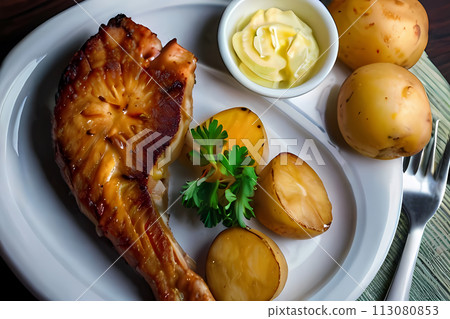 Delicious grilled meat dishes 113080853