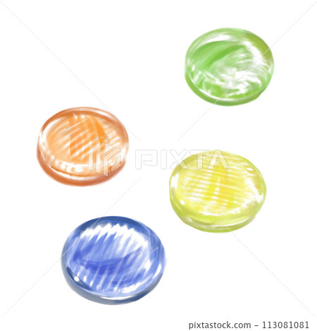 Ohajiki illustration (hand-drawn) Ohajiki illustration (hand-drawn) 113081081