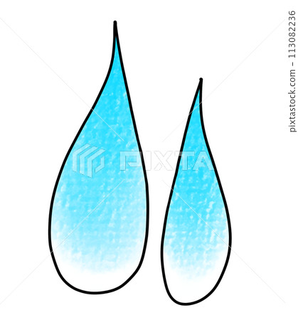 Loose simple drops (two drops) 2 analog style 113082236