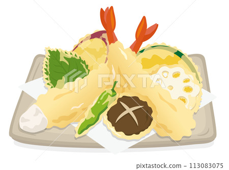 食物_日本料理_天婦羅_什錦 食物_日本料理_天婦羅_什錦 113083075