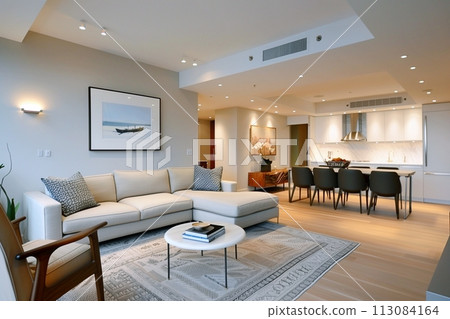 客廳/餐廳/時尚房間“AI生成圖像” 113084164