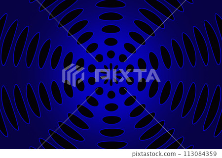 Circular dots pattern 113084359