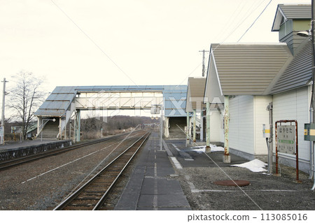Hayakita Station JR Hayakita Station Hayakita Muroran Main Line Abira Town Products Center 113085016