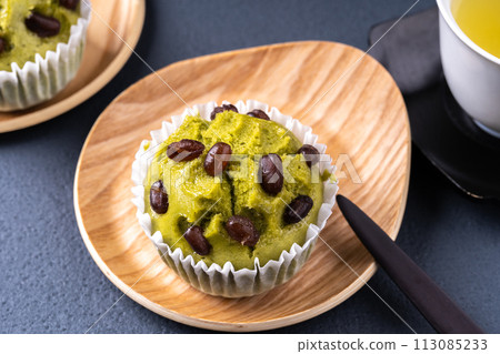 紅豆甘納豆抹茶饅頭 113085233