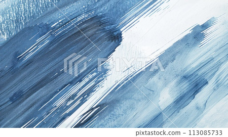 Abstract blue stroke Adjust AI generated image - Stock
