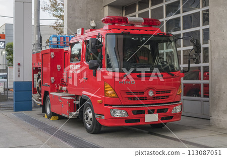 消防車待命 消防車 緊急車輛 113087051