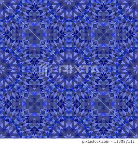 Vector low poly seamless pattern , abstract blue background, trendy, geometric, business luxury polygonal cover, triangle style backdrop Vector low poly seamless pattern , abstract blue background, trendy, geometric, business luxury polygonal cover, triangle style backdrop 113087112