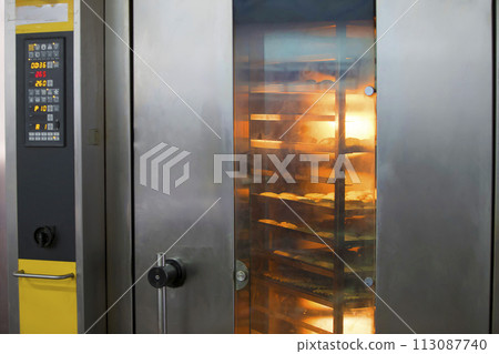 Industrial oven oven for baking culinary products 113087740