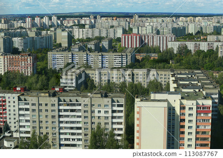 Area of panel houses.High-rise buildings.Russian cities Area of panel houses.High-rise buildings.Russian cities 113087767