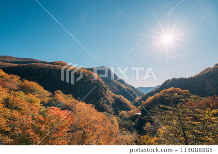 從伊呂波坂看到的紅葉山脈 113088885