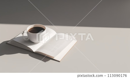 Minimalist Coffee Break Concept 113090176