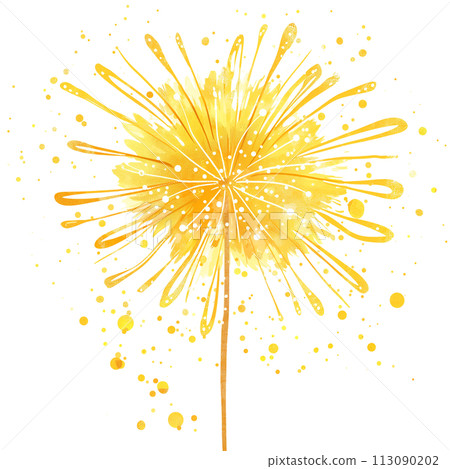 Colorful fireworks illustration 113090202