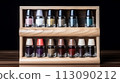 Artistic Nail Polish Bottles Display 113090212