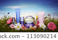 Cosmetics in Bloom: Skincare Outdoors 113090214