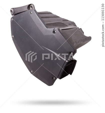 Filter housing for cleaning the intake manifold of the car engine made of black plastic for air conditioning and prevent dust from entering passenger compartment. Sale spare parts for auto-parsing. 113091130