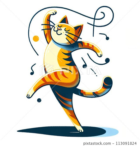 跳舞貓_AI生成圖像 113091824
