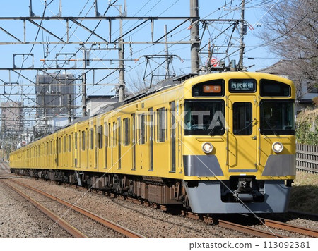 前盤 西武新2000系列 西武新宿線 113092381