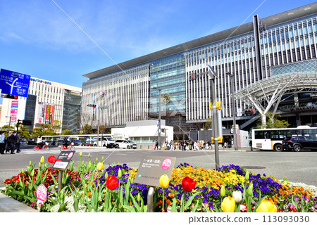 Scenery in front of JR Hakata Station JR Hakata Station Hakata Station Hakata Exit Scenery in front of JR Hakata Station JR Hakata Station Hakata Station Hakata Exit 113093030