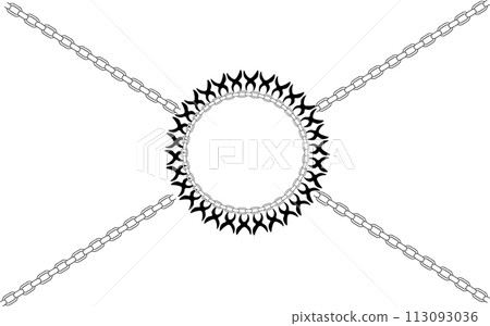 Chain frame 113093036