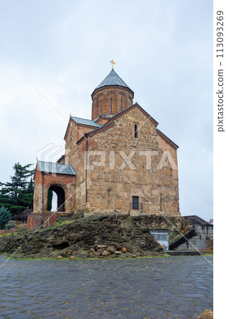 Metekhi Church old orthodox church in Tbilisi 113093269
