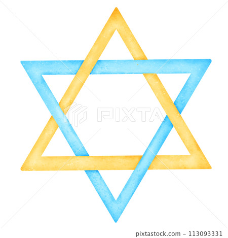 Star watercolor of david Star watercolor of david 113093331