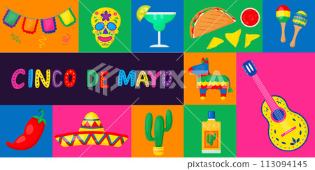 Cinco De Mayo. Holiday concept. 113094145