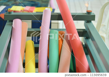 Colorful wacky Noodles, Swimming Pool Toys Foam Stick 113095639