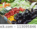 A market with lots of vegetables 113095846