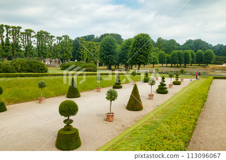 View of Frederiksborg castle park in Hillerod, Denmark View of Frederiksborg castle park in Hillerod, Denmark 113096067