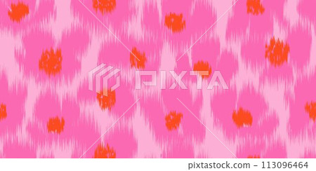 Exotic hand drawn flowers, seamless patterns embroidery style with floral for fabric, textiles, wrapping paper, cover, wall art, home decor, abstract backgrounds. Vector illustration. 113096464