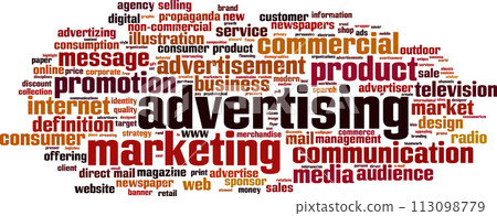 Advertising word cloud 113098779