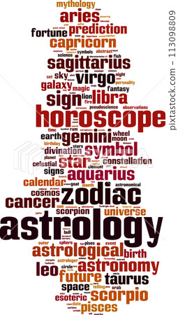 Astrology word cloud 113098809