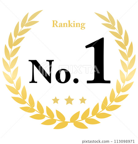 Laurel ranking decorative frame Laurel ranking decorative frame 113098971
