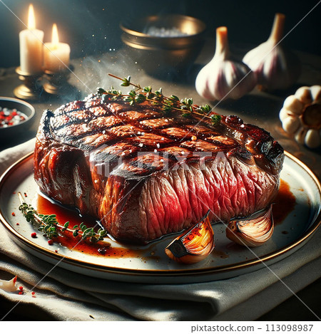 Delicious steak 113098987