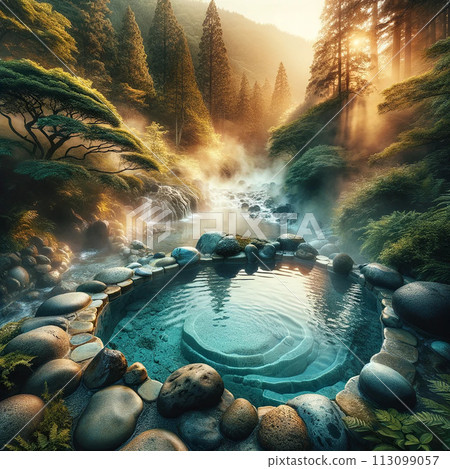 室外浴的圖像 室外浴的圖像 113099057