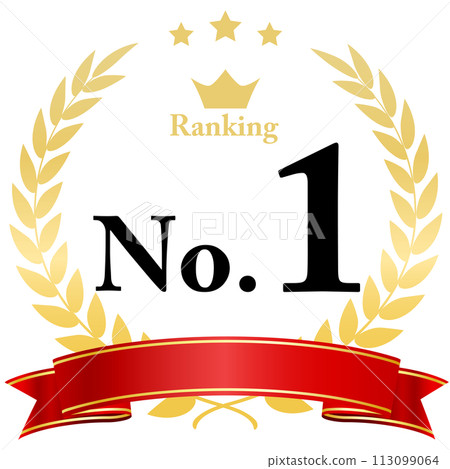 Laurel ranking decorative frame Laurel ranking decorative frame 113099064