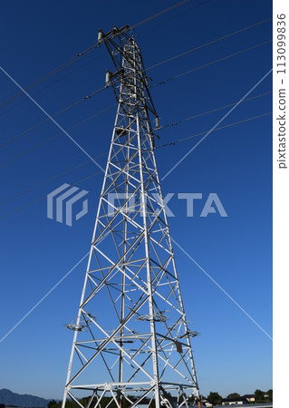 Transmission tower high voltage alternating current Transmission tower high voltage alternating current 113099836