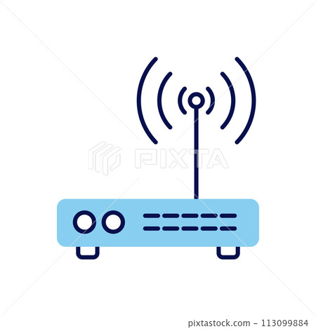 Router related vector  icon 113099884