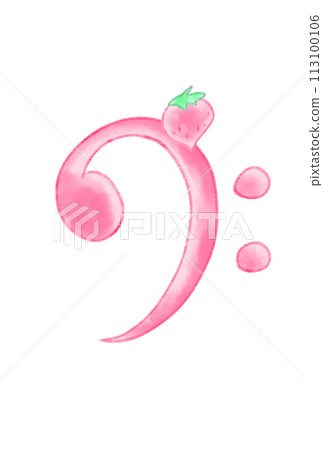 Healing bass clef Healing bass clef 113100106