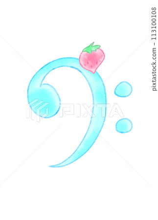 Healing bass clef Healing bass clef 113100108