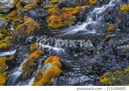 北海道/世界唯一! 「Onneto Yunotaki」是地球上唯一可以確認氧化錳形成現象的地方。 北海道/世界唯一! 「Onneto Yunotaki」是地球上唯一可以確認氧化錳形成現象的地方。 113100685